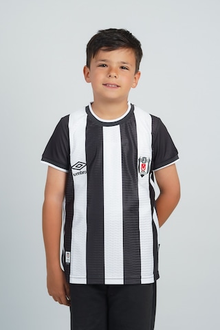 Gsstore Beşiktaş Çubuklu Çocuk Forma Siyah - Beyaz