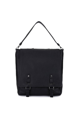 Bruno Shoes Bruno Rossi Bag Erkek Hakiki Deri Siyah Sırt Çantası 1048 332 Erk Canta Sk24-25 Nero Siyah