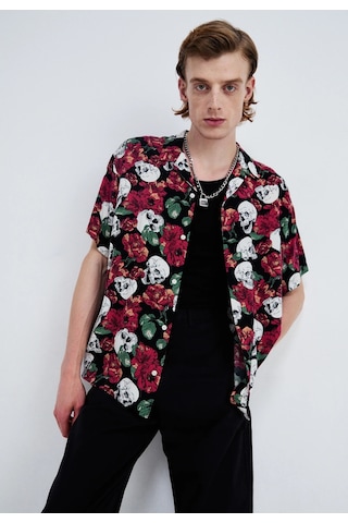 Jack & Jones Erkek Kuru Kafalı Kısa Kollu Gömlek - 12262105 001