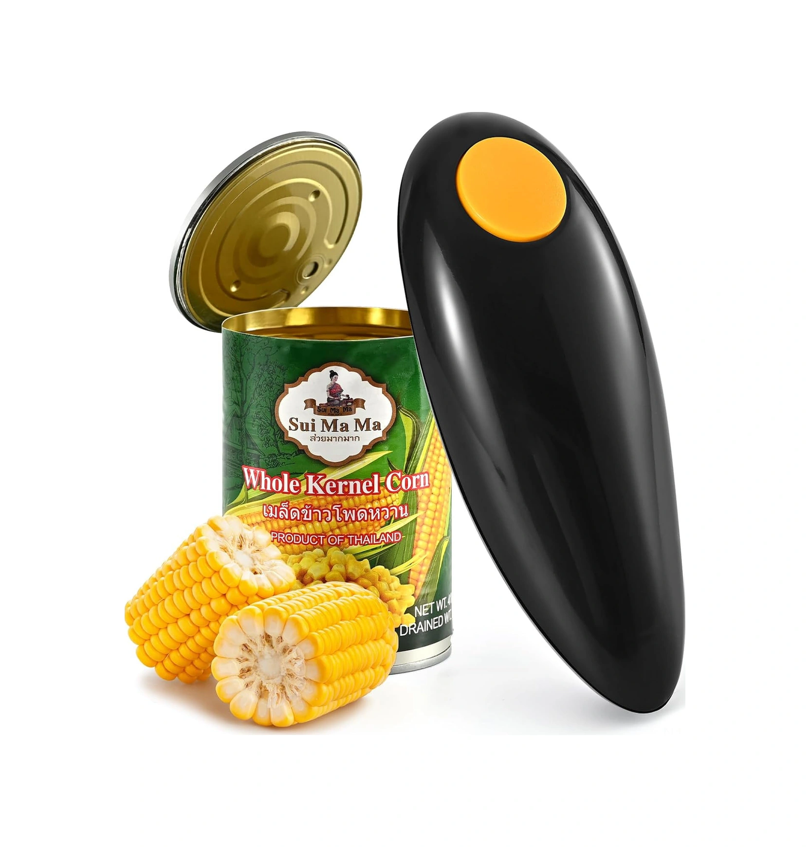 Mufunye Otomatik Kutu Açıcı Ve Sekizli Kutu Açıcı Seti - Pil Dahil Değil Aa Pil Gereklidir Siyah