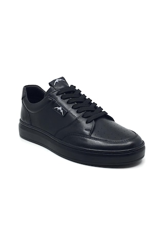Lisans Shoes %100 Deri Ortopedik Erkek Yazlık Rahat Sneaker Spor Ayakkabı 40-44 Siyah
