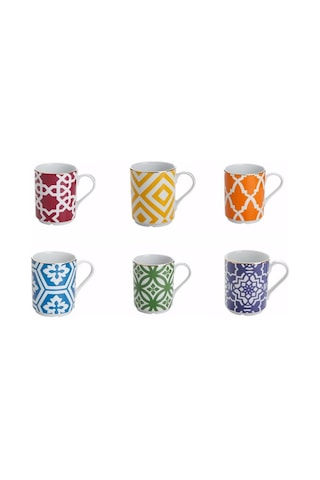 Porland Morocco Serisi Kupa Takımı 345 CC 6'lı Karma Renk