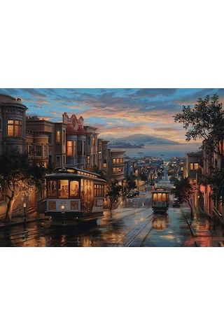 Anatolian San Francisco Sokakları 1500 Parça Puzzle