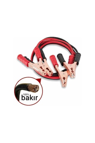 Akü Takviye Kablosu Çantalı 600 Amper 2,3 Metre Niken