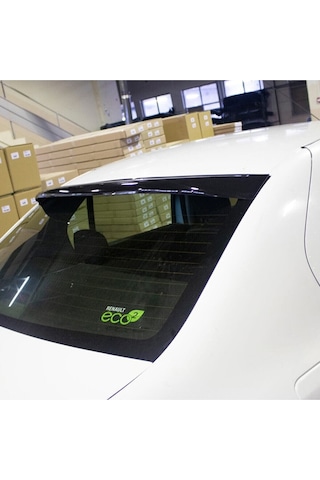 Renault Symbol Arka Cam Üstü Spoyler Rüzgarlık Parlak Siyah 2013+