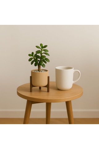 Nordik Stil Ayaklı Saksı