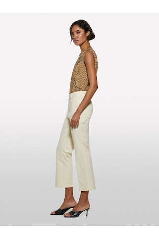 Sisley Streç Pamuklu Normal Bel Straight Fit Pantolon Kadın Şampanya Pantolon - 325p4enmle02x