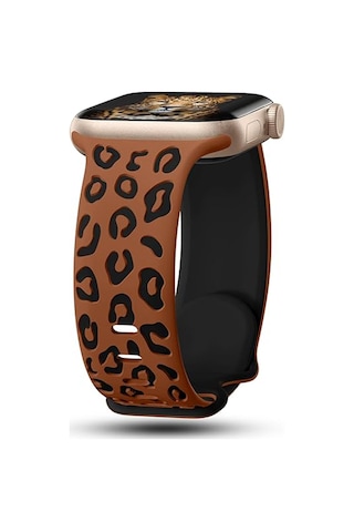 Watch 38mm Nrtk Krd-140 Silikon Kordon Strap Kayış - Siyah-kırmızı