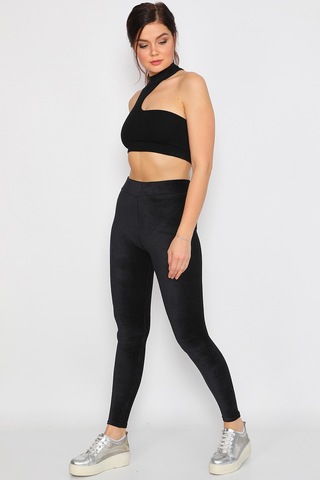 Dar Kalıp Kadife Yumuşacık Tayt Pantolon 001