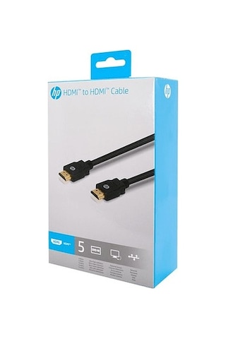 Hp Hp001Sbblk5Eu 5M Hdmi Kablo 4K 3D Destekli High Speed Altın Uç