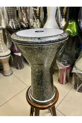 Vatan Gri Kırçıllı Bas Model Darbuka Kod 0332
