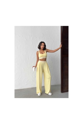 Tenfısı Woman Wear İkili Modal Takım Sarı - 887306281 Sarı