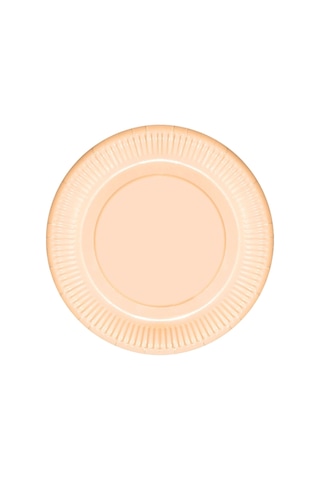 Turuncu Makaron Karton Tabak 23 CM 8'li