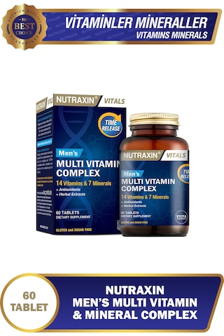 Nutraxin Multivitamin Complex Men's 60 Tablet