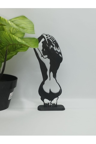 Bayan Sırt Masa Dekor Hediye Fikri Sanat Heykeli