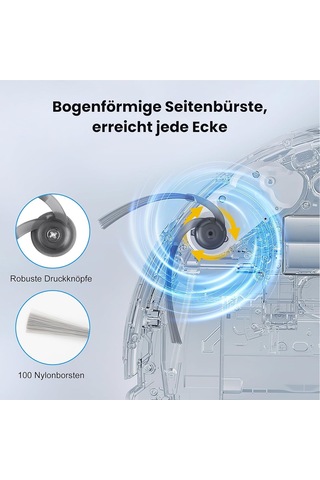 Roborock Qrevo Curv 2 Pro Uyumlu 2 Adet Yan Fırça