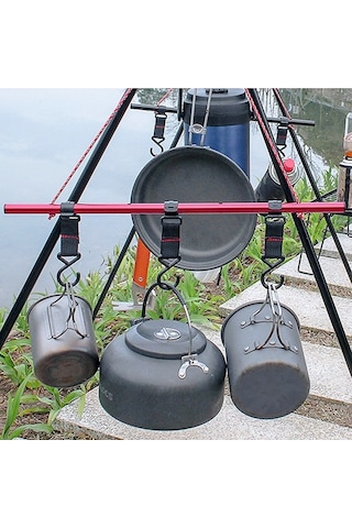 Pazly Taşınabilir Şekilli S Outdoor Nylon Kancası Kamp Geeroyoo Dayanıklı Boyut Asma Askısı 2 - Gl