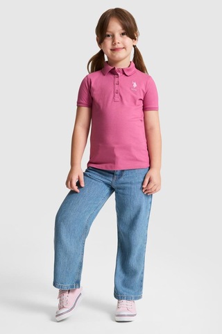 U.S. Polo Assn. U.s. Polo Assn. Çocuk Tişört Fusya