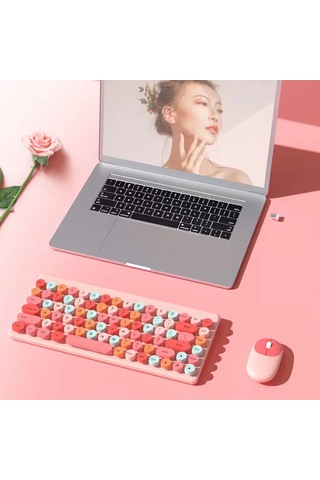 Samdoo 2.4g Kablosuz Oyun Klavyesi Ve Mouse Seti - 86 Tuşlu Ergonomik Tasarım, Windows Uyumlu Diğer