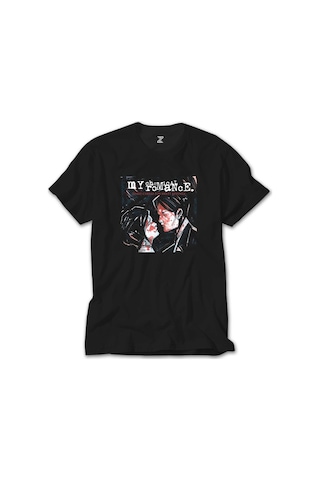 My Chemical Romance Three Cheers for Sweet Revenge Siyah Tişört Siyah