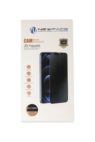 Apple iPhone Uyumlu 16 3d Antistatik Hayalet Cam Ekran Koruyucu