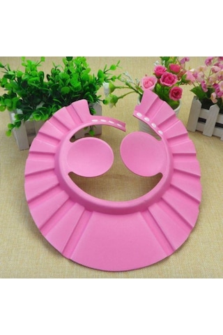 Bebek Banyo Şapkası Siperi Köpük Siperlik Pembe Çok Renkli