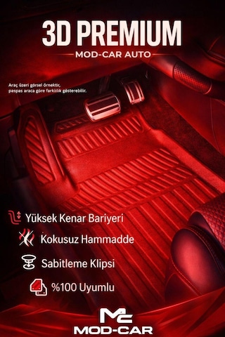 Dacia Solenza Universal Havuzlu Paspas Takımı A+
