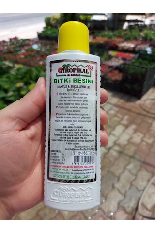 Tropikal Kaktüs ve Sukulentler İçin Özel Bitki Besini 225 ml