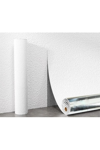 Kendinden Yapışkanlı Alüminyum Folyolu Isı Ses Yalıtımlı Duvar Kağıdı Paneli 50 x 280 CM