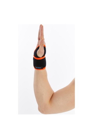 Prolife Ortopedi El Bilek Bandajı El Ve Bilek Ağrısı Bilek Destekleyici Siyah-turuncu