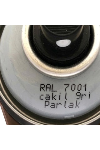 Motip Carat Ral 7001 Çakıl Gri Parlak Akrilik Spr. Boya 400ml Germany Çok Renkli