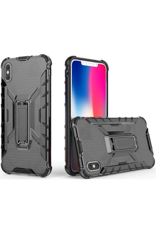 Apple Uyumlu iPhone Xs Max 6.5 Kılıf Zore Klik Silikon Kırmızı