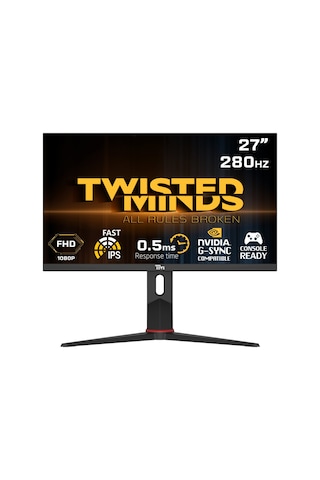 Twısted Mınds TM27FHD280IPS 27" 0.5 MS 280 Hz DP HDR10 FAST IPS RGB Gaming Monitör