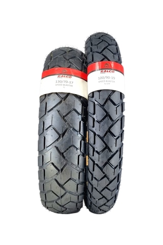 130/70-17 Ve 100/90-19 Tubeless - Dubleks Speed Blaster Lastik Takımı