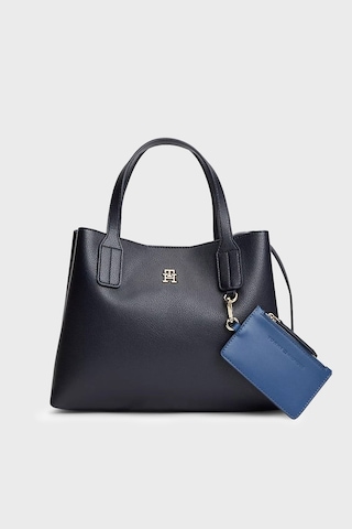 Tommy Hilfiger Logolu Çıkarılabilir Askılı Çanta Kadın Çanta Aw0aw18722 Dw6 Lacivert