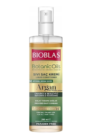 Bioblas Botanic Oil Argan Özlü Sıvı Saç Kremi 200 ML