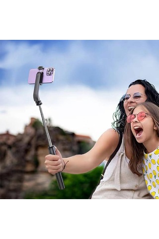Coverzone Tripod Ve Selfie Çubuğu Np-01 Bluetooth Uzaktan Kumanda
