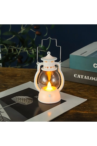 Xindoker Klasik Bakır Renkli Led Feneri - Oyun Sahnaları, Dekor Ve Stüdyo Için Stüdyo Aydınlatma Aracı Diğer