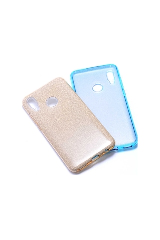 Huawei P Smart 2019 Kilif Simli Parlak Shining Kapak 370220214