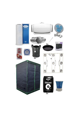 120x120x200 Bitki Yetiştirme Kabin Seti Pro