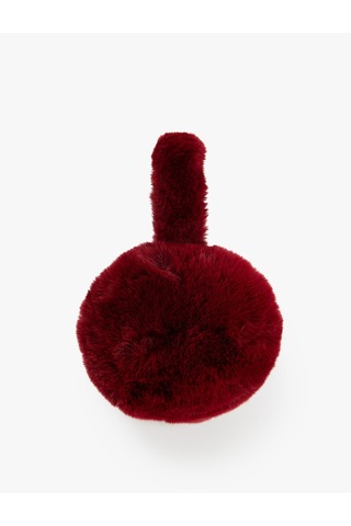 Koton Peluş Kulaklık Bordo 6wak50040aa Bordo