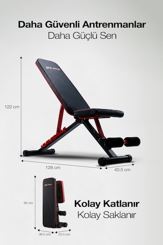 Proforce Versal - Ayarlanabilir Bench Sehpa - Katlanabilir Bench Sehpası