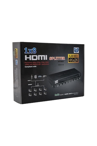 Hytech 8 Port 4k X 2k Hdmi Splitter Dağıtıcı Hy-lu8
