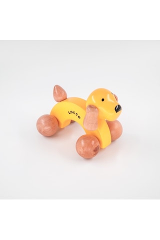 Ahşap Köpek Sarı