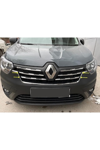 Renault Express Krom Ön Panjur 4 Parça 2021 Üzeri Paslanmaz Çelik
