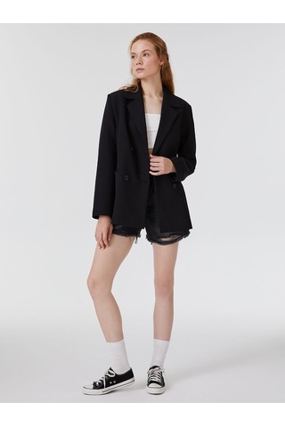 LOFT Regular Fit Kadın Ceket Lf2031900 Q1.v1 Siyah