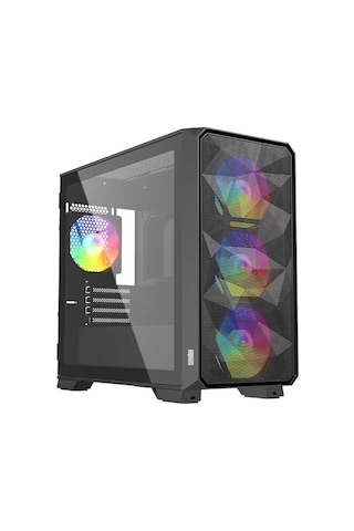 Dragos Diamond 4x ARGB 600W 80+ Plus Oyuncu Bilgisayar Kasası