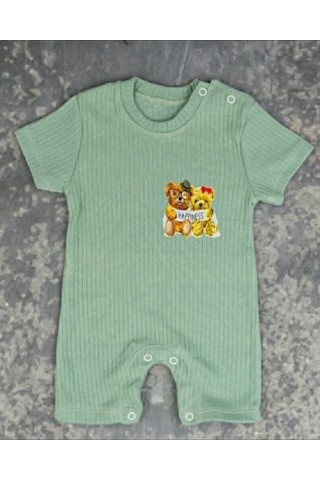 Özgül Bebe Unisex Bebek Tulum Çağla Yeşili