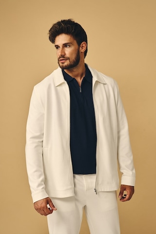 Back And Bond Ekru Regular Fit Jakarlı Diagonel Mont Çok Renkli