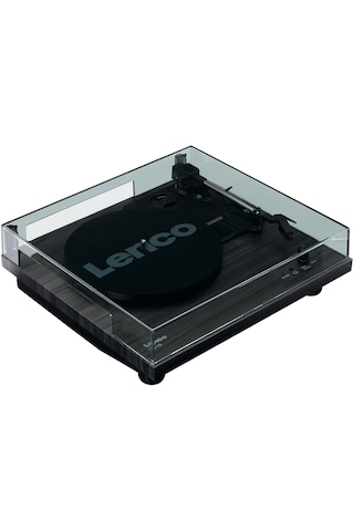 Lenco Ls-10 Ahşap Desenli Dahili Hoparlörlü Pikap Siyah